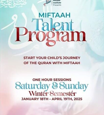 Miftaah’s Winter Quran Programs for All Ages