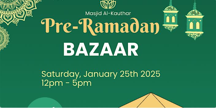 Pre-Ramadan Bazaar