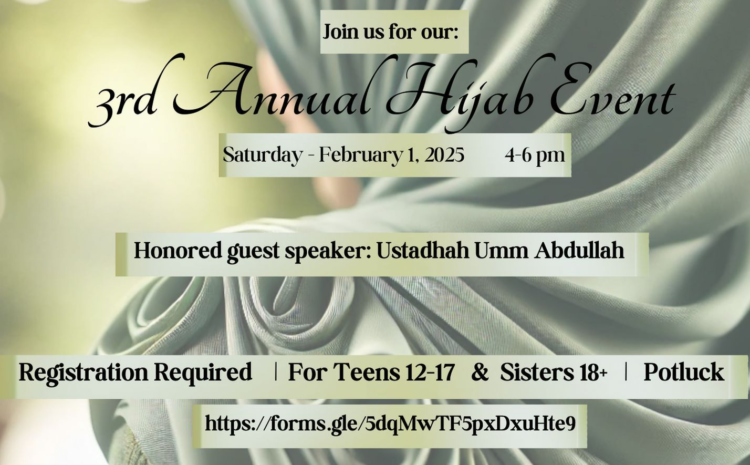 3rd Annual Hijab Event