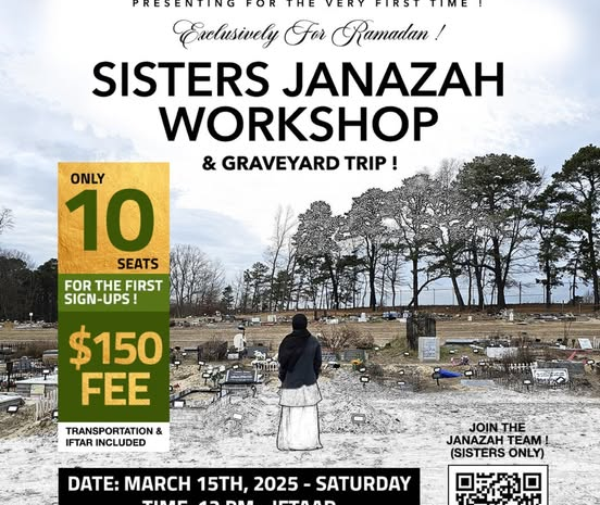 Janazah workshop, Graveyard trip and Iftar