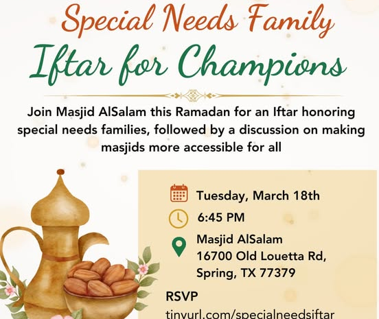 Special Needs Family Iftar