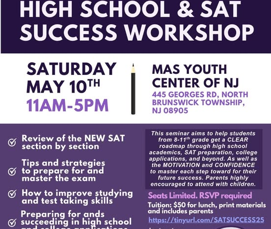 High School & SAT Success Workshop