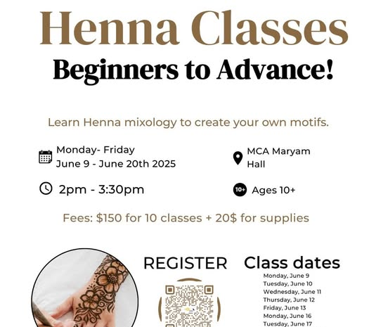 Henna Masterclass: From Beginner to Advance