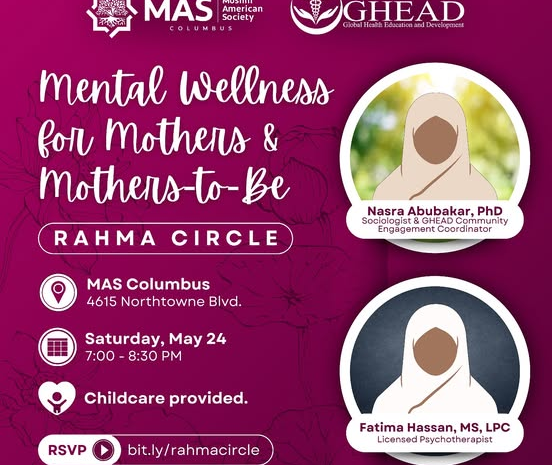 Rahmah Circle: Mental Wellness for Muslim Mothers and Mothers-to-Be