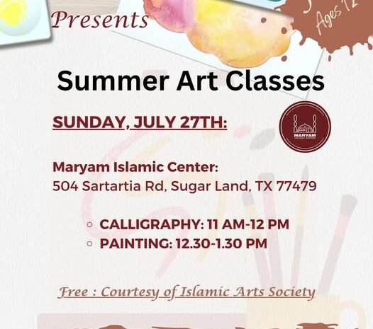 Islamic Art Classes